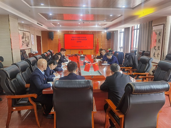 王晟到徽鹽地產(chǎn)集團定遠(yuǎn)項目公司宣講黨的十九屆六中全會及省十一次黨代會精神