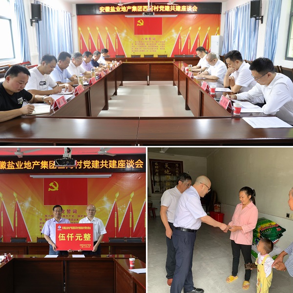 安徽鹽業(yè)地產(chǎn)集團(tuán)黨委赴西河村開展結(jié)對共建幫扶慰問活動(dòng)